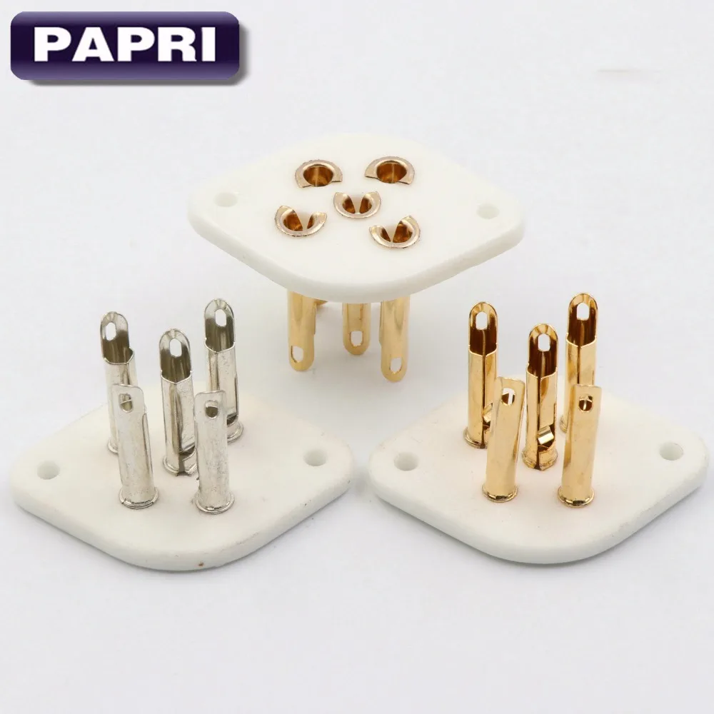PAPRI 1 шт. 5-контактный керамический патрон O5A позолоченный для PX4 PX5 1701 PX25 PA40 RE134 RE144