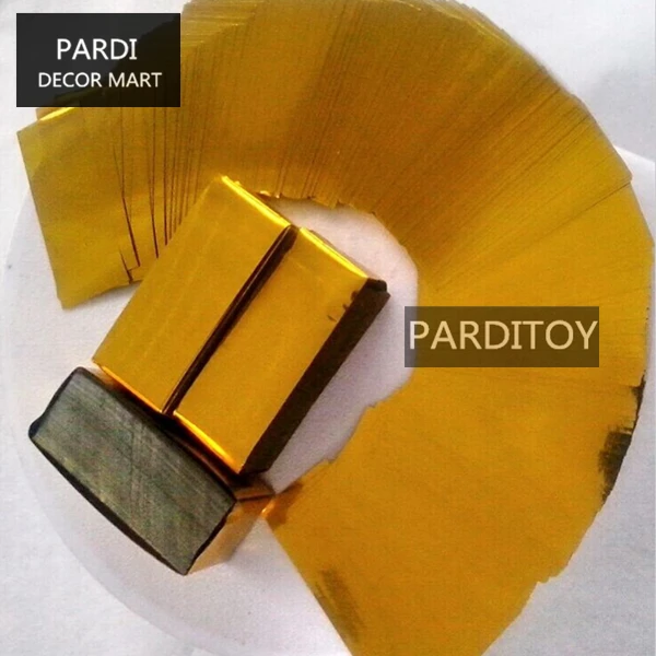 Майлар Конфетти 5*2 см золото и серебро конфетти металлик бумажные мероприятия