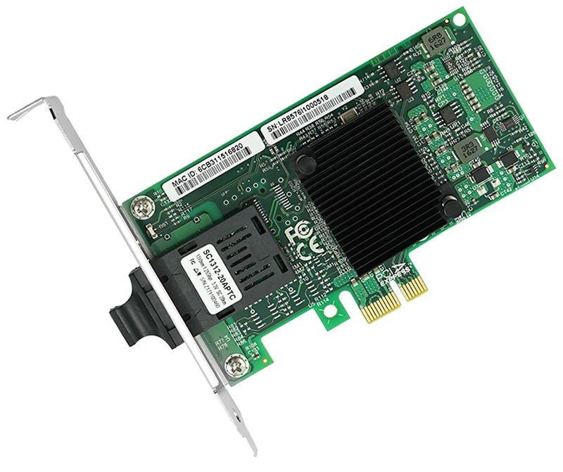 LR-LINK 9260PF-LX gigabit ethernet PCI-Express сетевой адаптер волоконно-оптический для ПК intel 82576 совместимый E1G42EF NIC