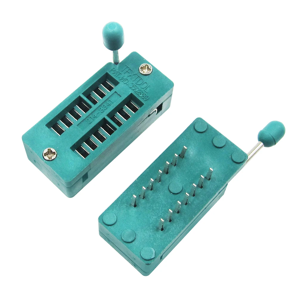 

10pcs 14 Pin Universal ZIF DIP Tester IC Test Socket Narrow
