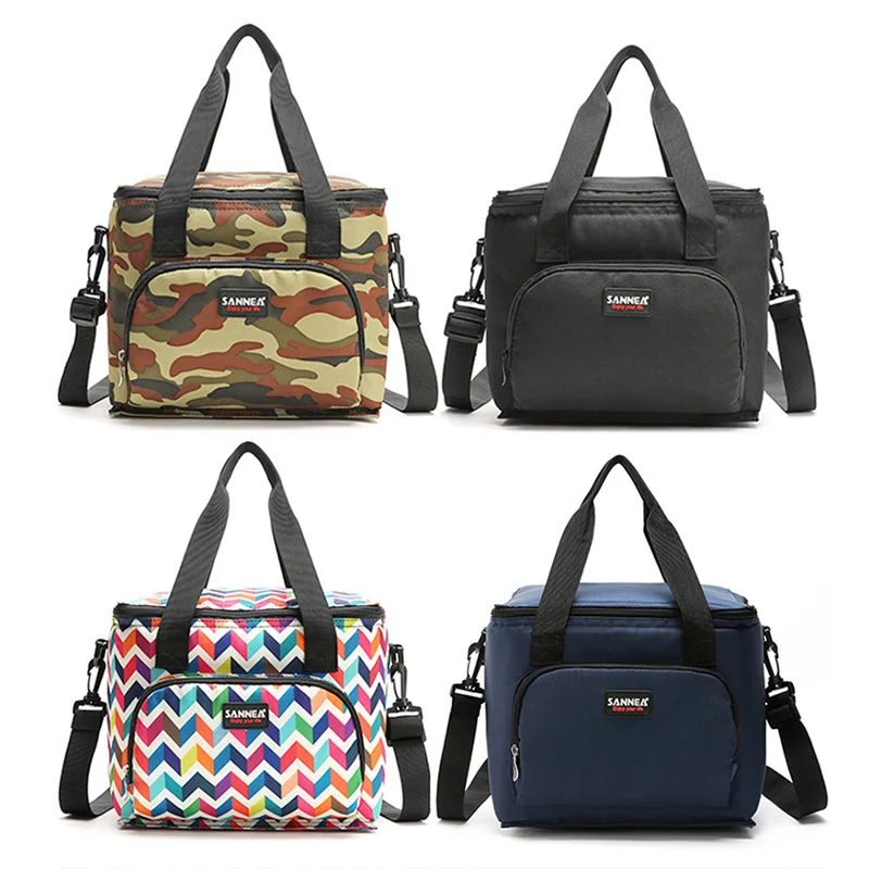 KAWEIDA New Fashion Floral Print Picnic Lunch Bag Waterproof Thermal Insulated Cold Box Bags for Women Kids Men | Багаж и сумки