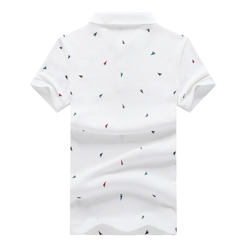 Liseaven Brand Men's Polo Shirts Cotton Print Polos Short Sleeve Camisas Men Tops Summer Male Shirt | Мужская одежда