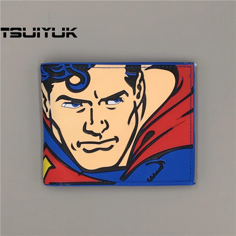 Горячая продажа DC Comics Супермен логотип синие кошельки кошелек мужской|purse wallet