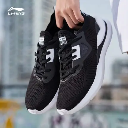 Li-Ning/Женская обувь для активного отдыха; дышащая спортивная обувь с подкладкой из моно-пряжи; кроссовки; SAMJ19