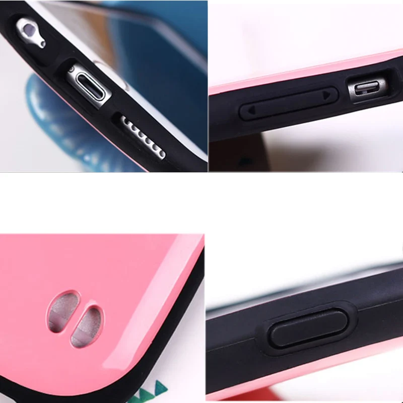 Для iphone X cace iFace первоклассный гладкий глянцевый PC TPU силиконовый милый