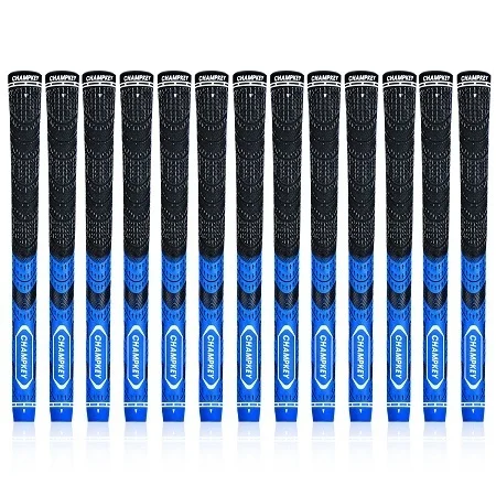 Champkey MCS клюшки для гольфа 10x многосоставные стандартные клюшки для клюшек для гольфа 10 цветов шнуровые резиновые ручки - Цвет: Dark blue STD
