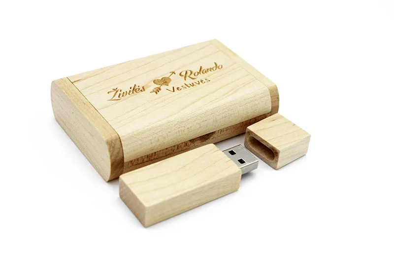 JATSER USB 3,0 деревянный usb+ коробка Флешка 4 ГБ 8 ГБ 16 ГБ 32 ГБ 64 ГБ usb флеш-накопитель Флешка карта памяти фотография свадебный подарок