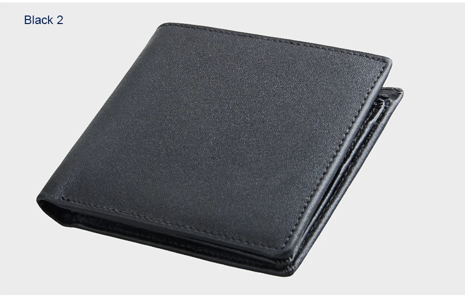 ATAXZOME классический кожаный бумажник для мужчин Блокировка Rfid Натуральная Воловья кожа мужской кошелек простой дизайн мульти-держатель для карт кошелек