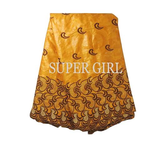 Новинка 2017 года популярный дизайн Африканский Базен вышитые черный кружевной