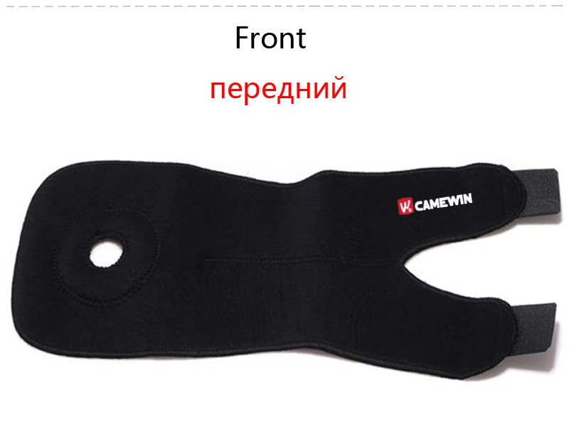 CAMEWIN Регулируемый эластичный наколенник защита наколенник отверстие спортивный фиксатор безопасность для верховой езды бег
