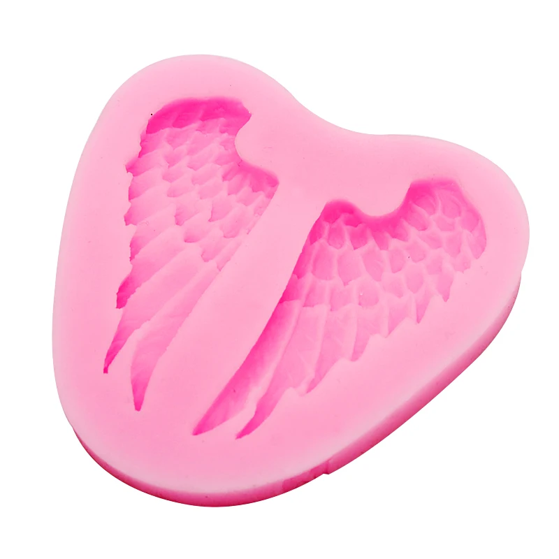 3D Угловые Крылья яркие силиконовые помадки сахарная мастика форма для украшения