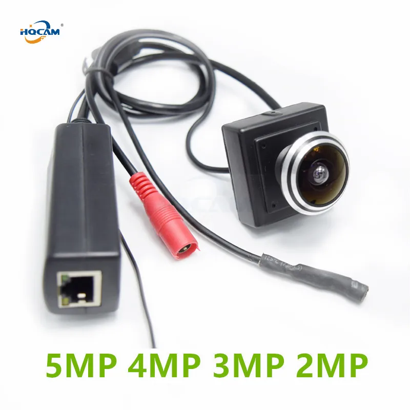 IP камера HQCAM PoE 5 Мп HD 4 МП 3 2 Onvif для помещений с широкоугольным объективом рыбий