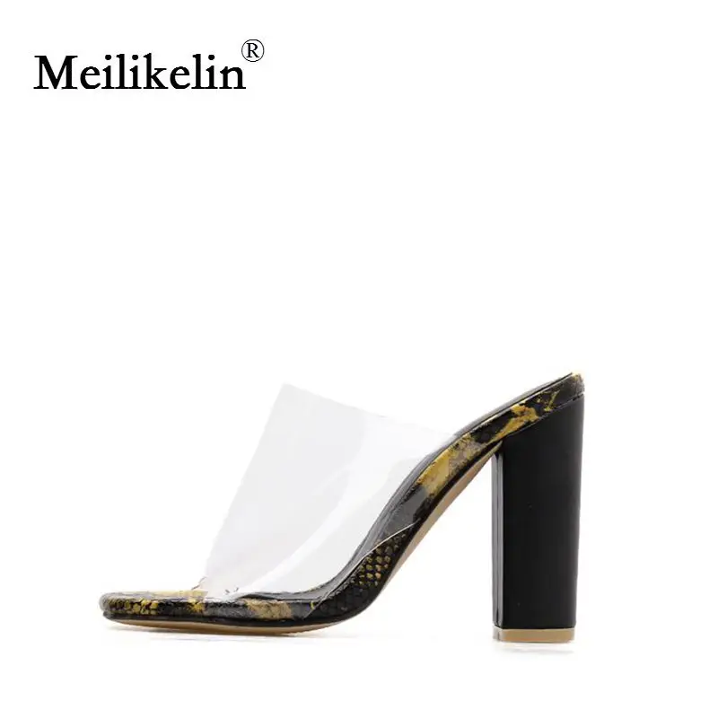 Женские босоножки с открытым носком в римском стиле летняя прозрачная обувь на