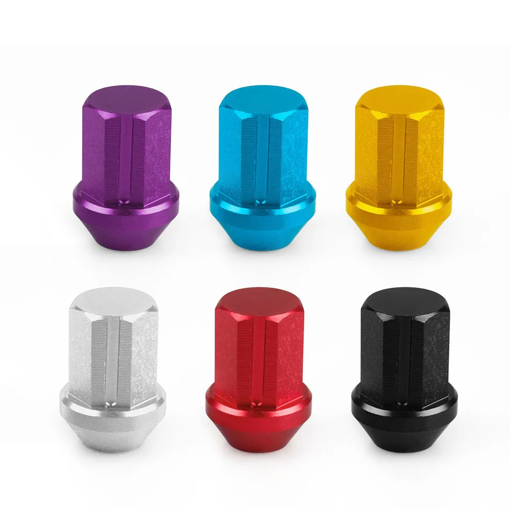 20 шт./компл. автомобильные гоночные алюминиевые короткие зажимные гайки