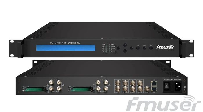 Камера-тюнер FUTV468X 4-в-1 4 входа (DVB-C T/T2 S/S2 опционально) Ip-Выход 4ASI | Электроника