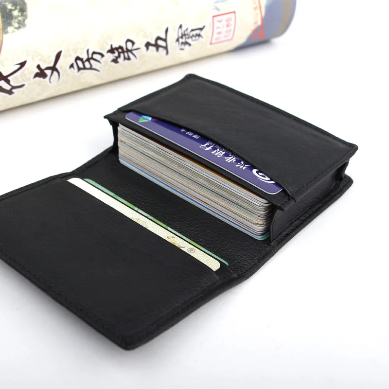 Temena 2018 Genuine Leather Credit Card Holder Men Women ID Case Bank Wallet Business Casual BCH260 | Багаж и сумки