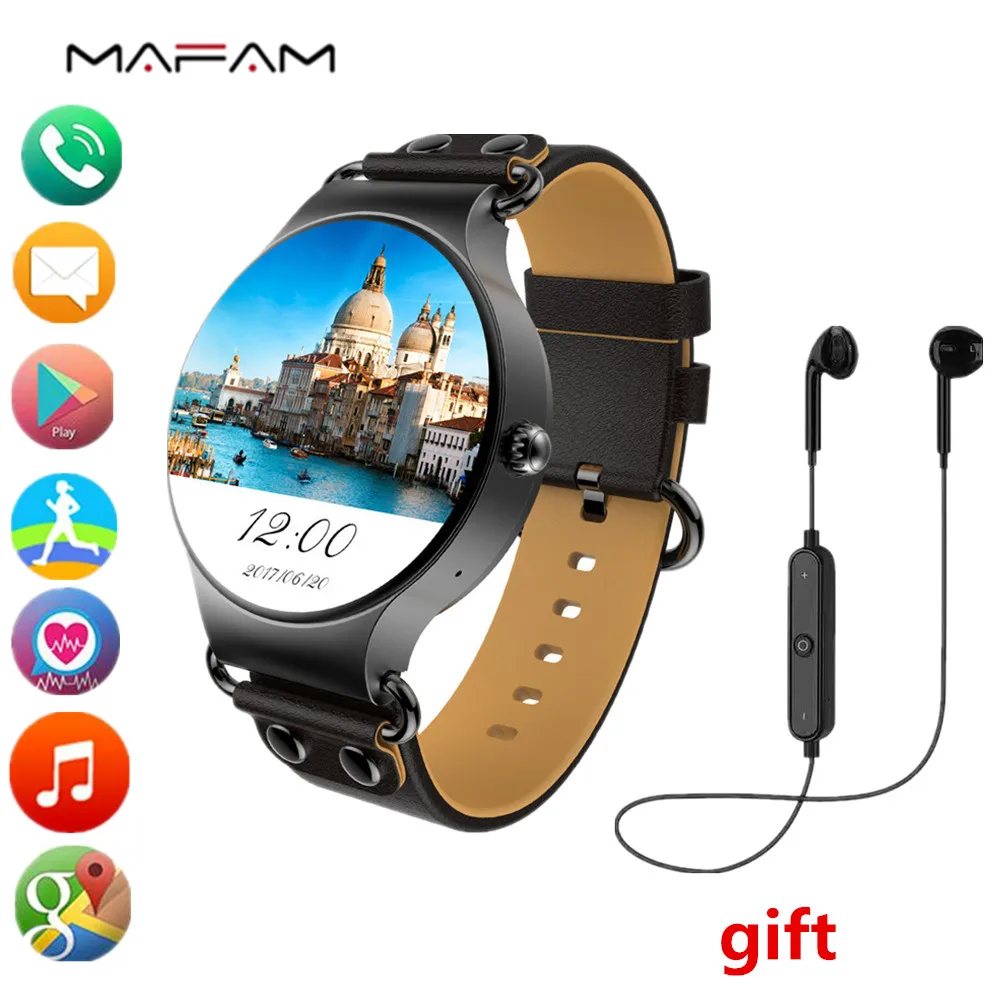 KW98 Смарт-часы Android 5 1 Bluetooth 4 0 39 &quot400*400 часы телефон Поддержка 3g WI-FI gps MP3 Mp4 для Android/IOS