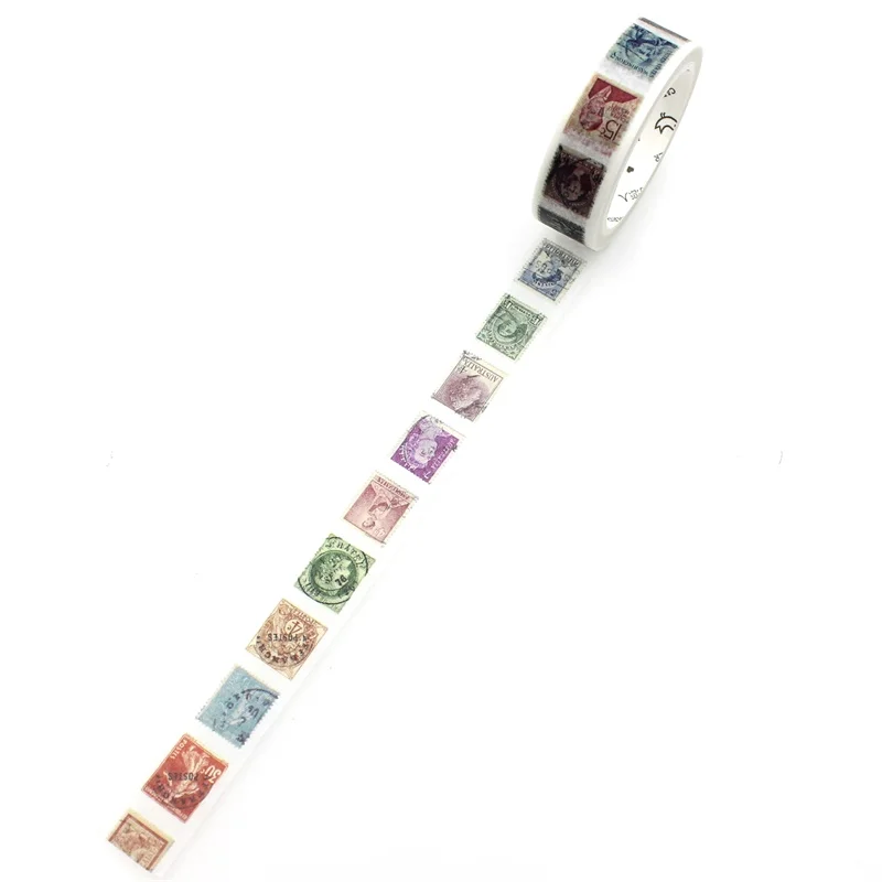 Ksccraft 15 мм* 7 м клейкая лента для скрапбукинга DIY Craft Sticky Deco маскирующая Японская Бумага васи лента Ретро коллекция