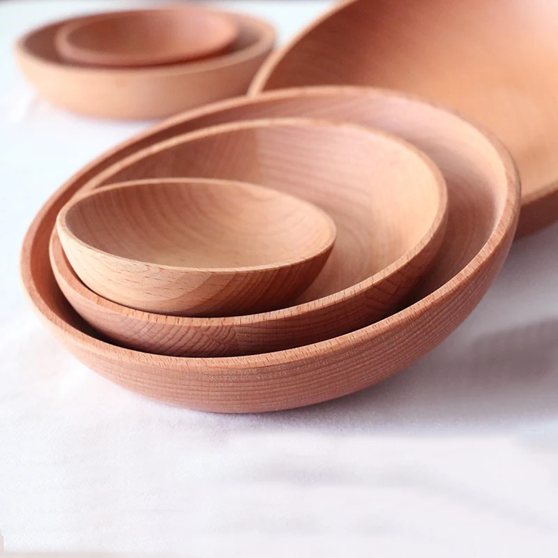 Набор из 3 предметов Бук деревянная посуда тарелки Европейский Стиль Искусство