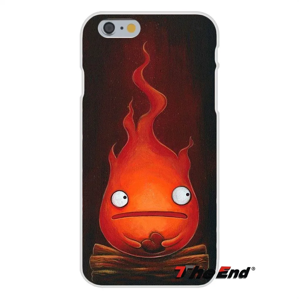 Studio Ghibli Howl's Moving Castle Silicone Phone Case For iPhone X 4 4S 5 5S 5C SE 6 6S 7 8 Plus Galaxy Grand Core Prime Alpha |