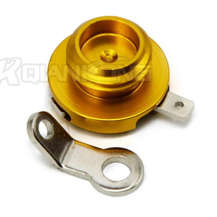 GOLDEN R QIANKONG CNC машинное масло наполнитель чашки Кепки для honda hornet 600 hornet cb600f CBR1000 CBR500R CB1000 CBR400 CB650F CB1000RR CB300F - Цвет: GOLDEN