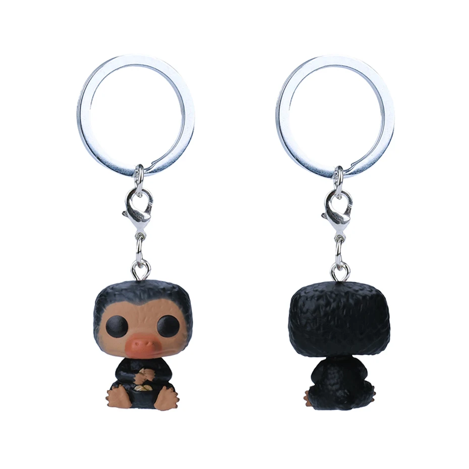 Фантастические звери брелок Niffler Bowtruckle Thestral симпатичный ПВХ подвесные игрушки