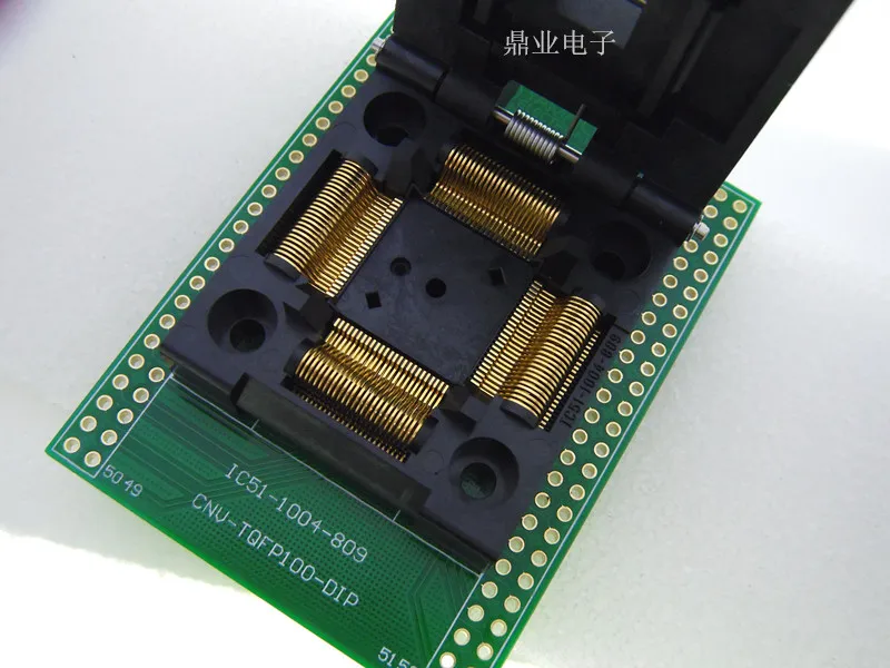 Оригинальное тестовое сиденье YAMAICHI IC QFP100 LQFP100 программатор для сжигания LQFP100/DIP100
