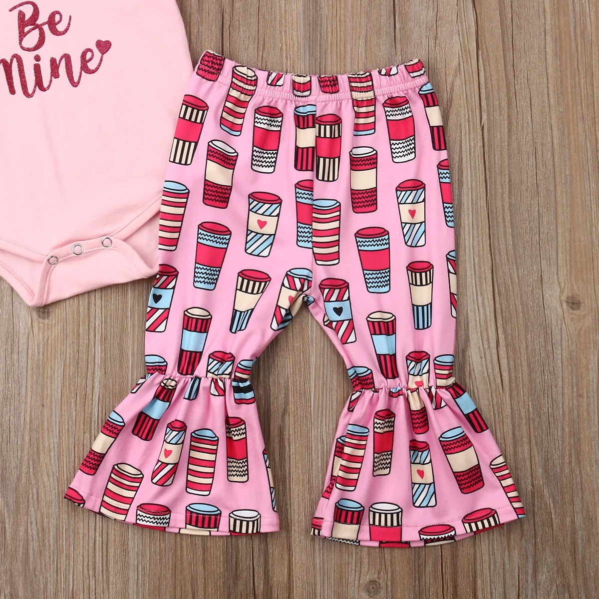 Новинка 2019 комплекты одежды для маленьких девочек летняя фотография с буквенным