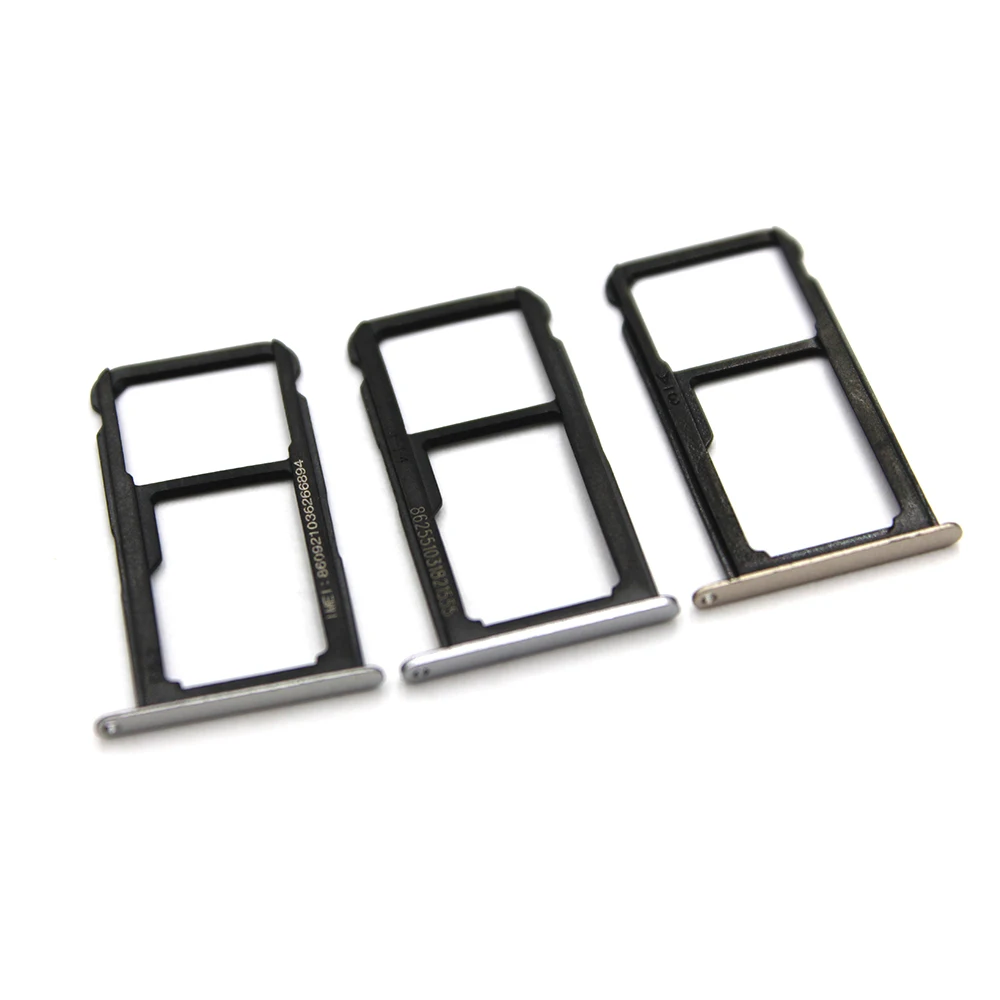 

10pcs/lot For Huawei P9 lite New SIM Card Tray Holder With Micro SD Card Tray Slot Holder replacement Part