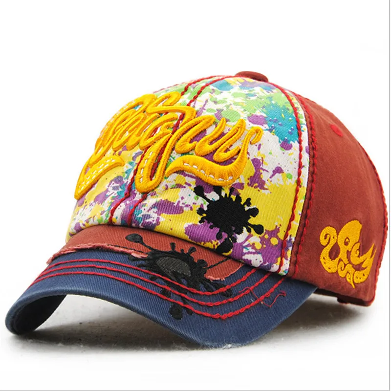 Мода письмо Вышивка Бейсбол Кепки для детей хлопок snapback S Открытый Sunhats козырек s