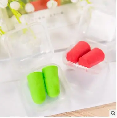 10pcs/lot Noise earplugs sleep noise mute anti - snoring ear plugs learning to use reduction | Красота и здоровье