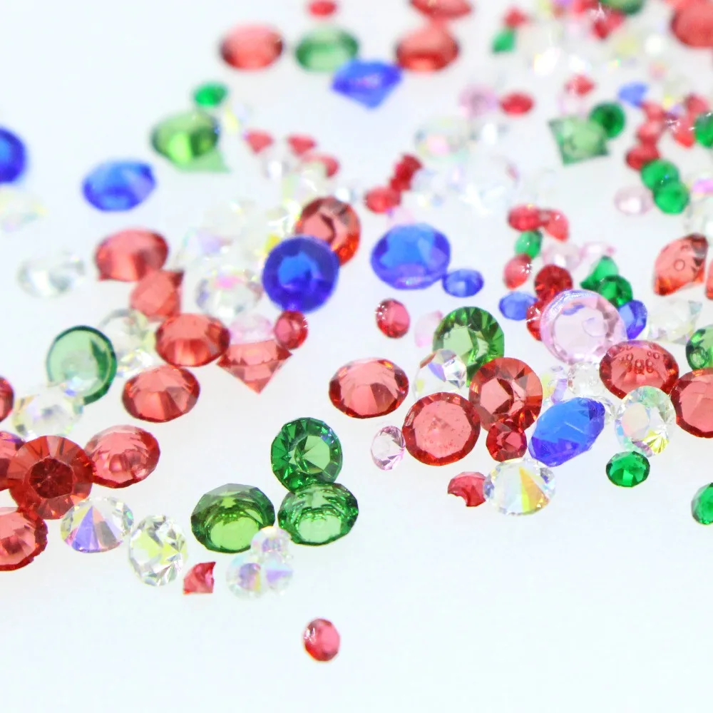 10 г рождественские кристаллы для украшений сделай сам украшения зеленые красные