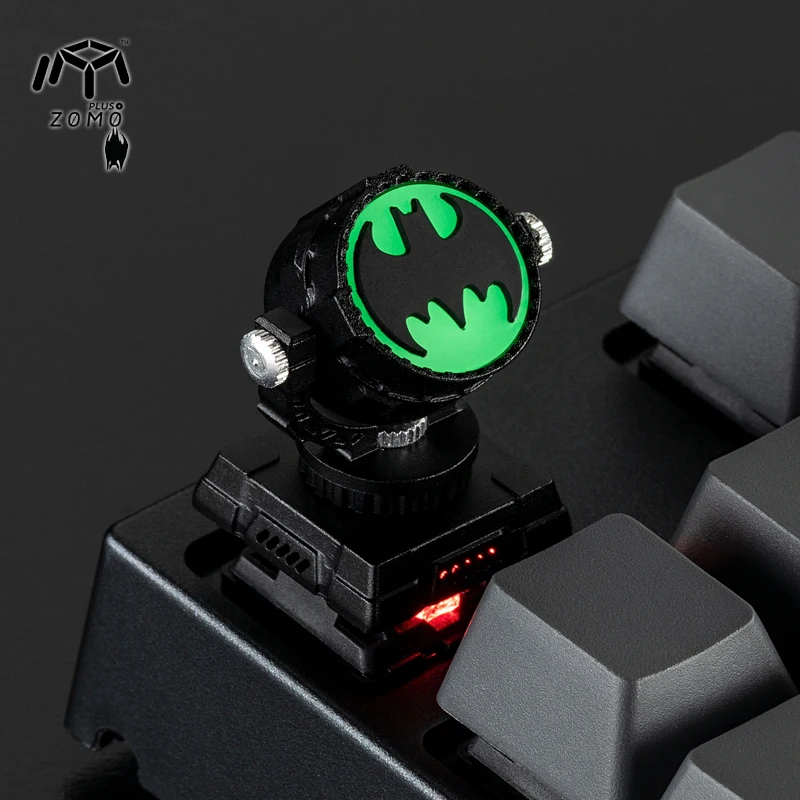 Zomo batman прожектор летучая мышь Gotham Artisan Keycap из анодированного на станке с ЧПУ