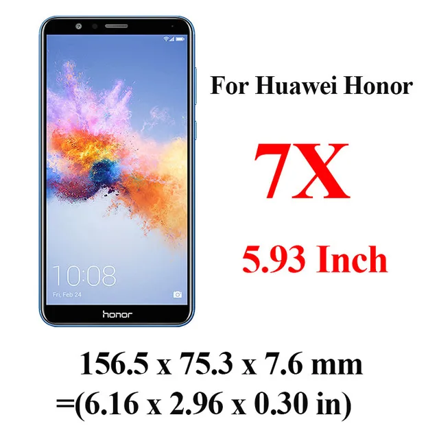 honor 7x Защитное стекло для huawei honor 7x 7a 7c pro 10 9 lite 8 8x max 7 a c x x7 c7 honer закаленное защитное стекло для экрана - Цвет: honor 7x