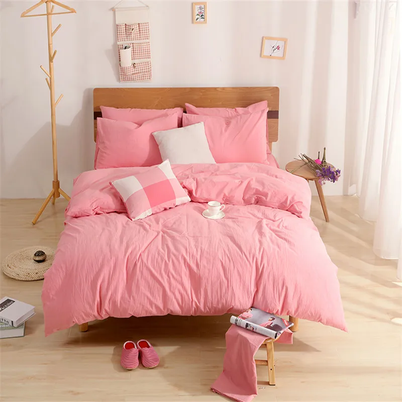 Постельных принадлежностей 100% хлопок розовый домашний текстиль Прекрасный