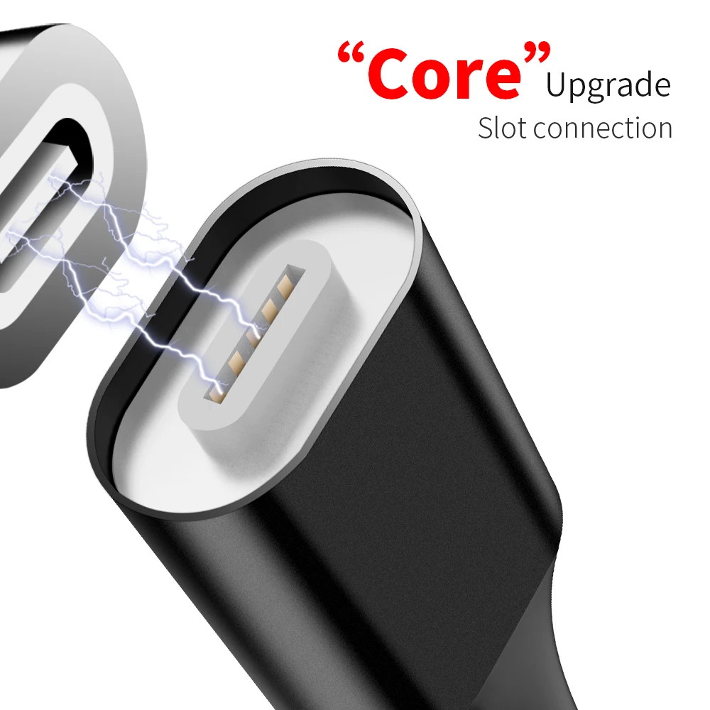 Магнитный usb-кабель 3A type C для быстрой зарядки, кабель Micro USB, магнитное зарядное устройство, usb-кабель iOS для samsung iPhone, Xiaomi, huawei, зарядка