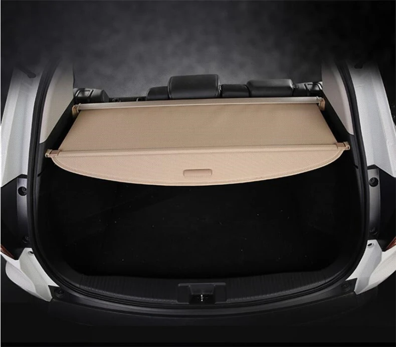 For Honda HR-V HRV VEZEL XR-V XRV- Rear Trunk Cargo Cover Security Shield High Qualit Auto Accessories Black Beige
