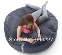 the original island style charcoal bean bag cushion round sleeping prouf large beanbag snap bed free shipping