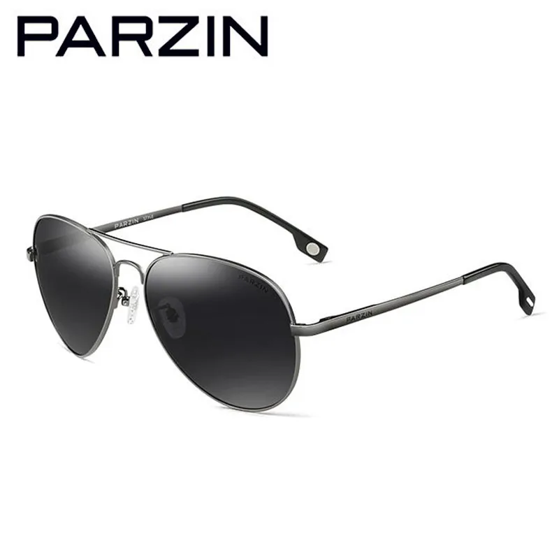 PARZIN поляризованные мужские солнцезащитные очки классические пилот Gafas для