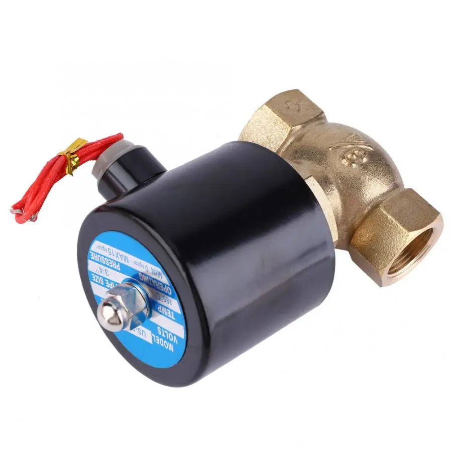 Шаровой клапан двухсторонний нормально Соленоидный для паровой воды и воздуха |