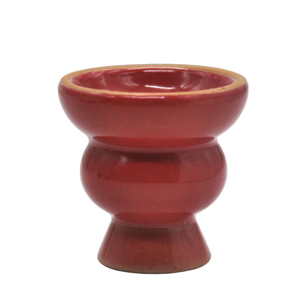 Brown HORNET Ceramic Hookah Bowl Tobacco Shisha Bowl Five Holes For Hookah Chicha Narguile Accessories - Цвет: Brown