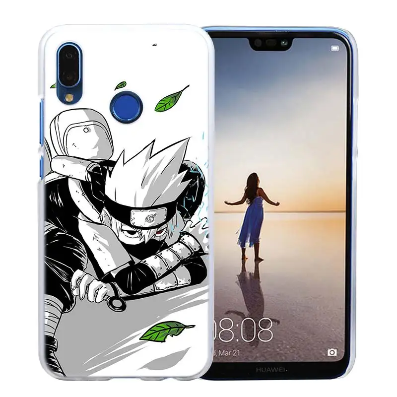 Чехол Наруто Какаши для huawei P Smart Nova 4 3i P30 P20 P10 P9 P8 lite Pro mini жесткий пластиковый чехол для телефона с аниме - Цвет: 15