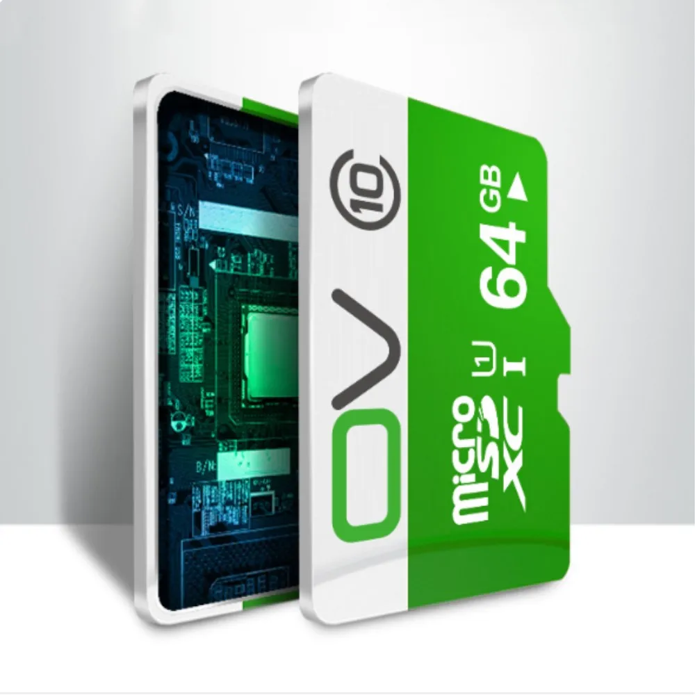 OV, карта памяти Micro SD, 64 ГБ, карта памяти, подлинный C10 80 МБ/с.+ USB адаптер для телефонов для диктофонов мониторинга и т. д