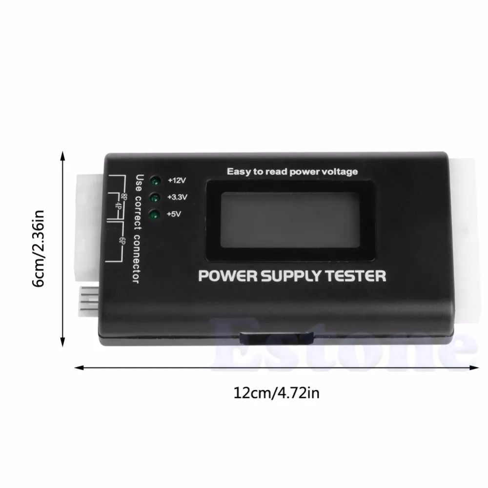 ЖК-ПК компьютер 20/24 Pin 4 PSU ATX BTX ITX SATA HDD блок питания Тестер |
