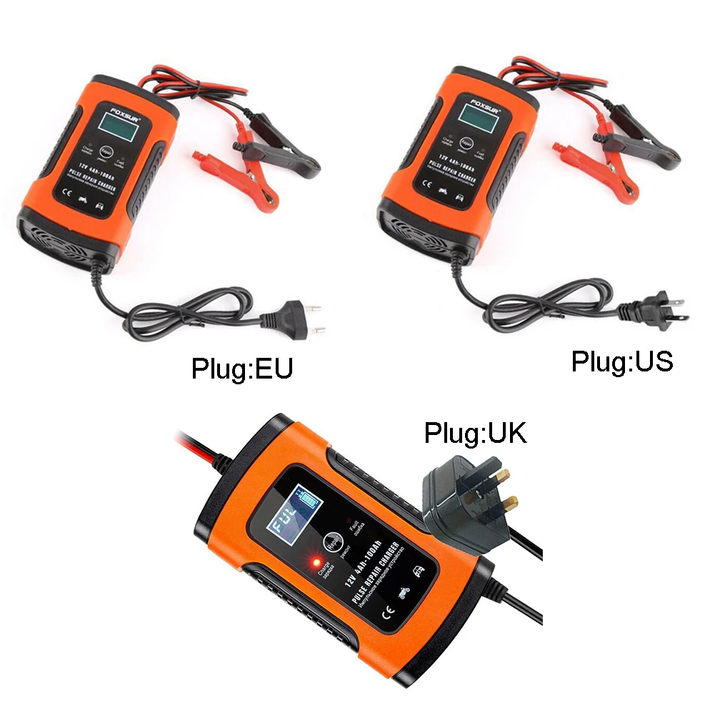 ЖК дисплей 6А мотоцикл полностью автоматический автомобильный безопасный Смарт
