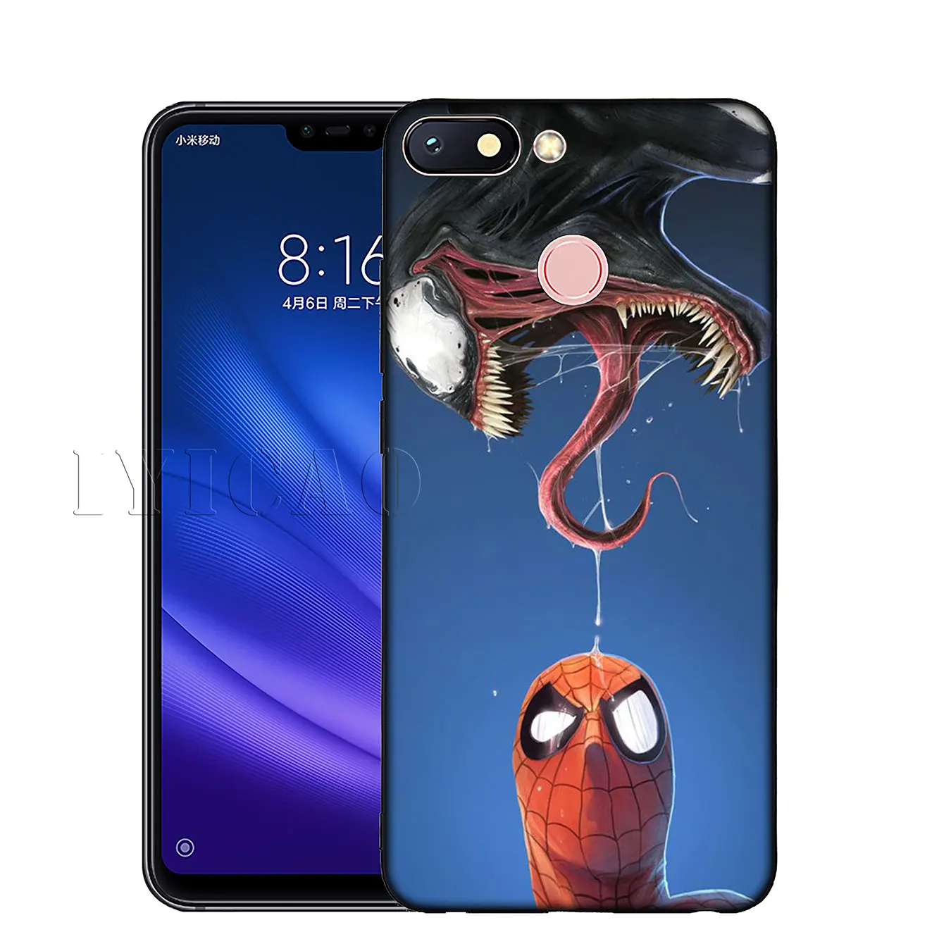 IYICAO Venom Marvel Мягкий силиконовый чехол для телефона Xiaomi Mi 10 9 9T CC9 CC9E 8 SE A3 Pro A1 A2 Lite 6