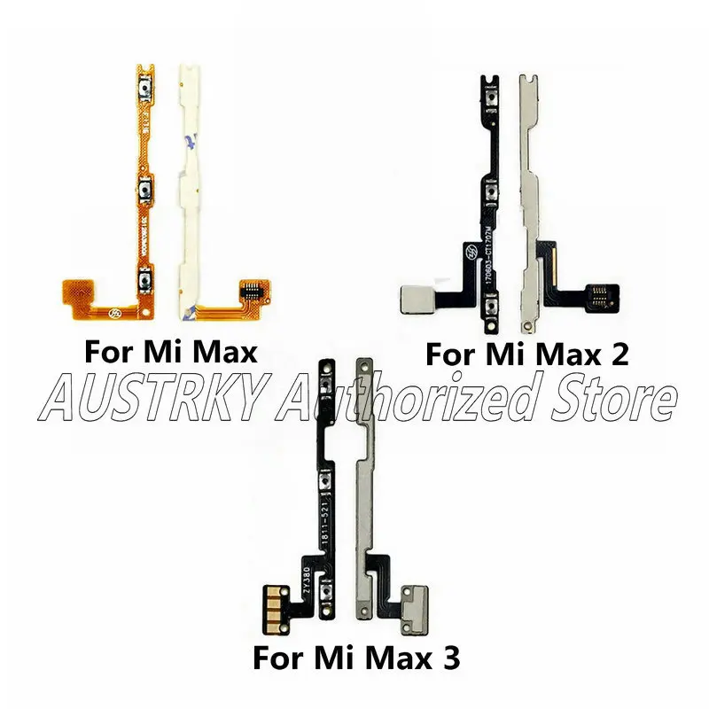 Новый вкл/выкл и объем вверх/вниз гибкий кабель Замена для телефона Xiaomi mi Max/mi Max 2/mi
