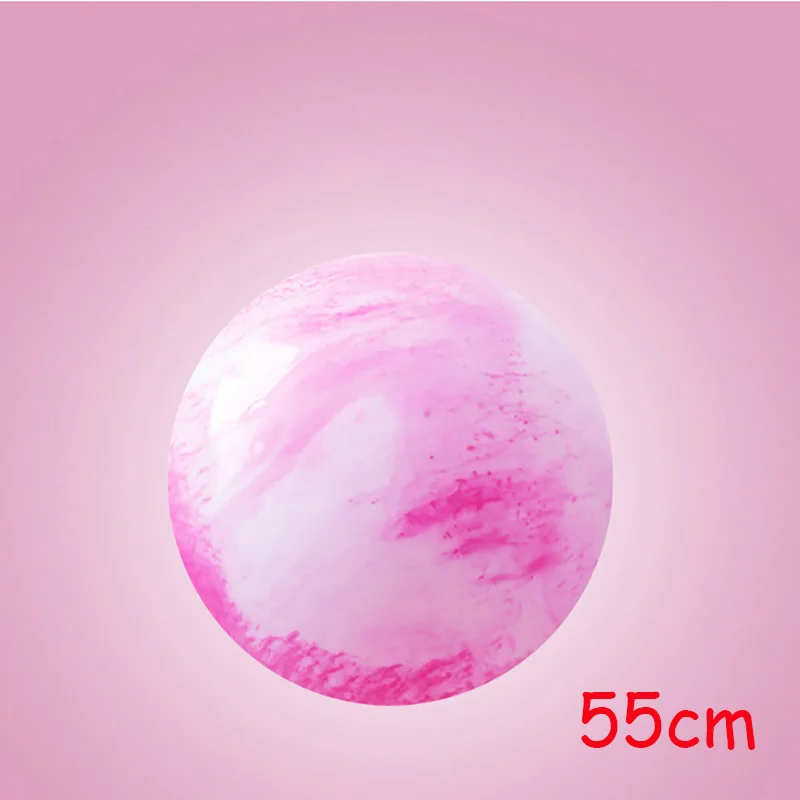 55 см/65 см/75 см розовые облака йога мяч ПВХ Fitball высококачественный пилатес мяч для тренировки баланса Фитнес мяч взрывозащищенный баллон - Цвет: Pink 55cm