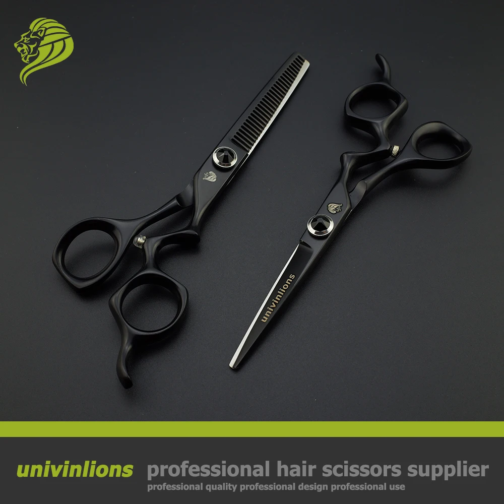 Парикмахерские ножницы для стрижки волос черного цвета 6 0 дюйма | Красота и