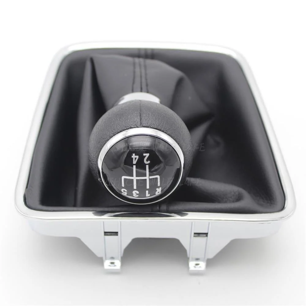 Для VW Golf Plus 2005 2006 2007 2008 2009 2010 2011 2012 2013 Новые 5 скоростные автомобильные ручки переключения передач кожаные ботинки